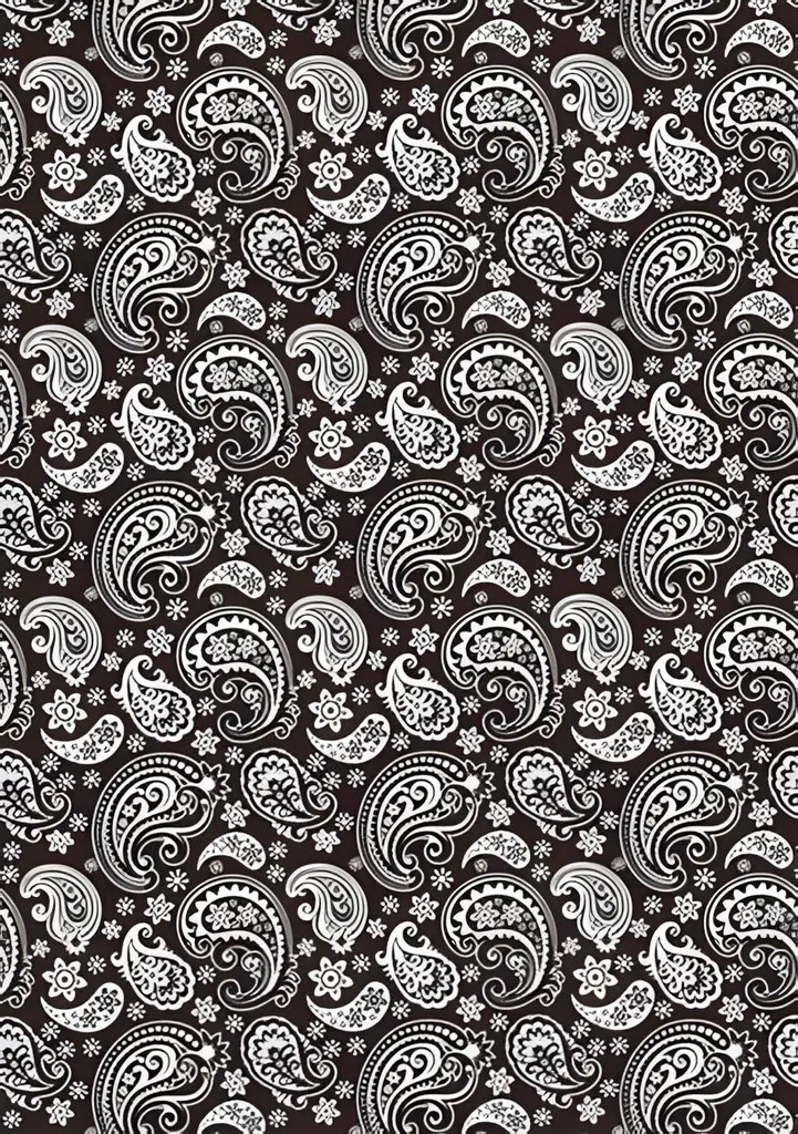Sublimez vos cadeaux avec ce papier transparent Paisley blanc 50x70 cm
