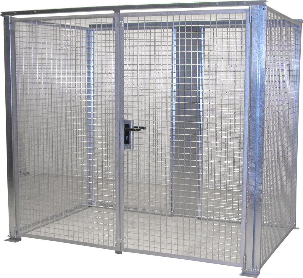 Bauer GmbH Gasflaschen-Container ohne Dach Gasflaschen-Container, GFC-M3-DF