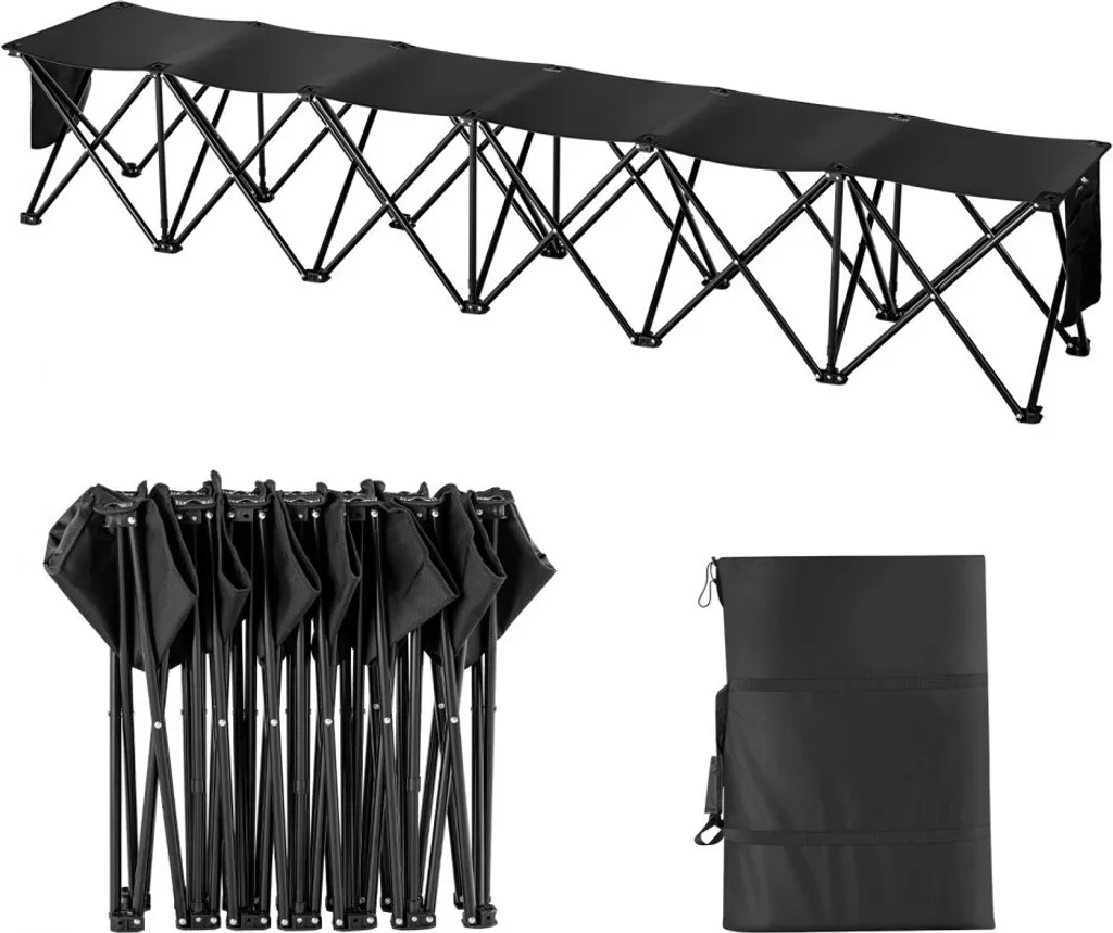 Panca Pieghevole Salvaspazio 180cm | Panchina Portatile per Campeggio - 1