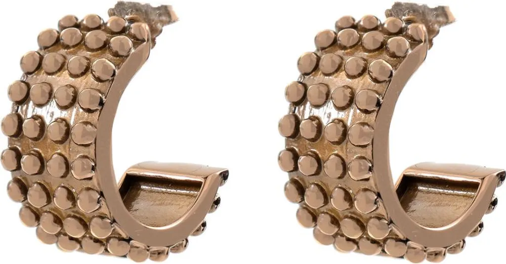 The Circle DOR142 - Orecchini Donna In Ottone Con Perla, Collezione Lebole Gioielli, Made In Italy - 2