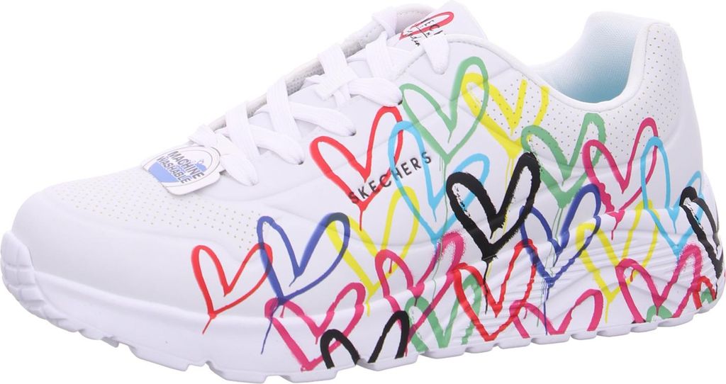 Skechers Uno Lite Schnürer Weiß Produktbild 