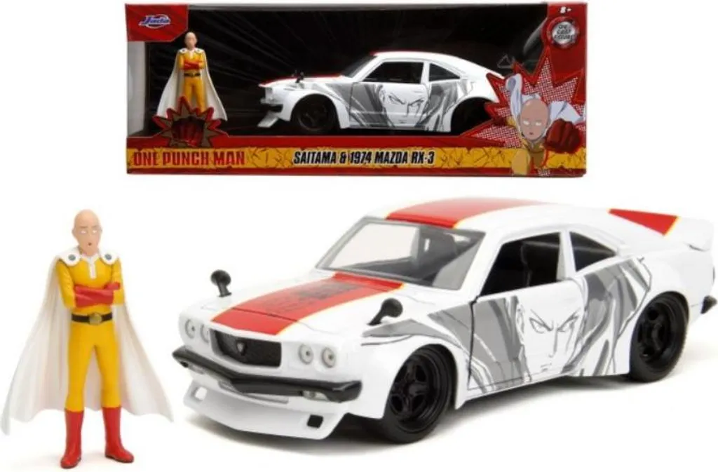 JADA OPMan 1974 Mazda RX-3 1:24 325-5058 Voiture Miniature de Collection