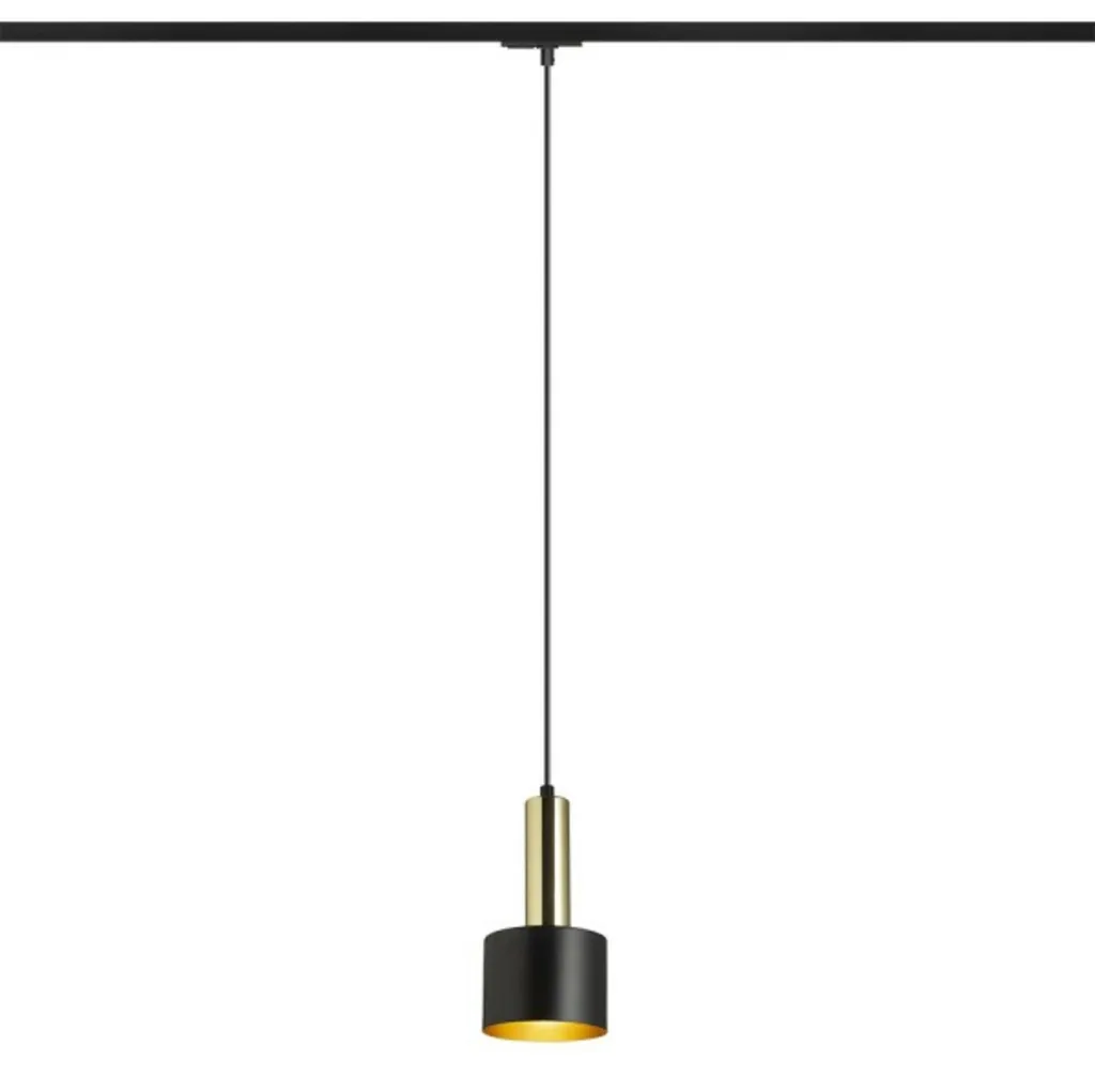 Solution éclairage chic GIULIA 12 montage simple noir et laiton