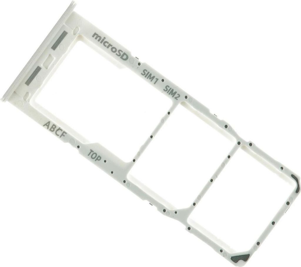 Simkarten Halter für Samsung Galaxy A23 5G - Tray Fach Schublade Schlitten Weiß