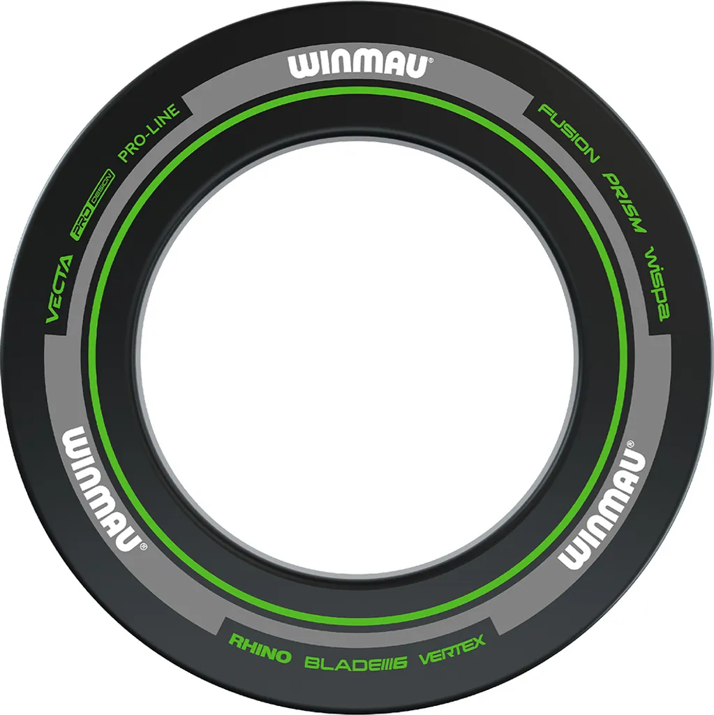 Winmau Surround Advance 4455 Noir et Vert Haute Densité Anti-Choc