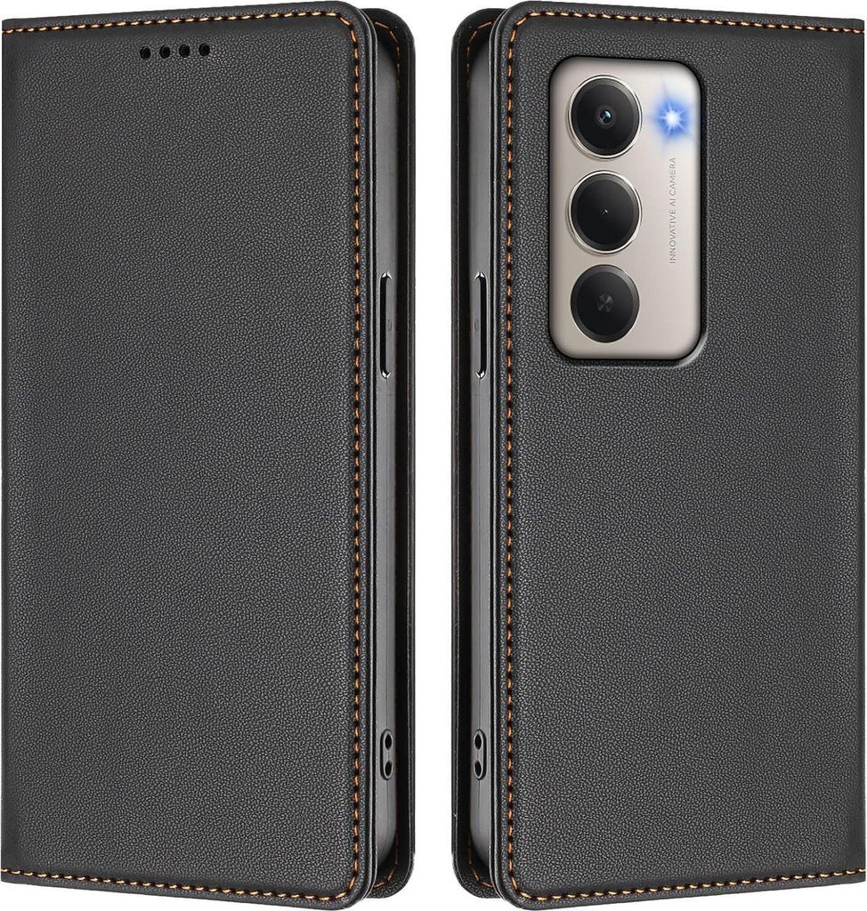 Etui en cuir pour Xiaomi Redmi 15 5G/4G, étui magnétique en Image du produit 