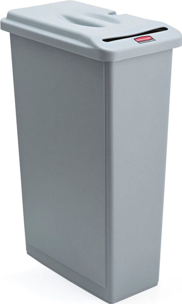 Slim Jim Combo Vertraulich 87 Liter, Rubbermaid Grau Rubbermaid  VB 000915