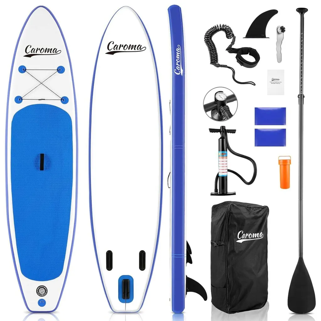 Stand Up Paddle gonflable polyvalent 10'6 Caroma Tooluck pour la natation