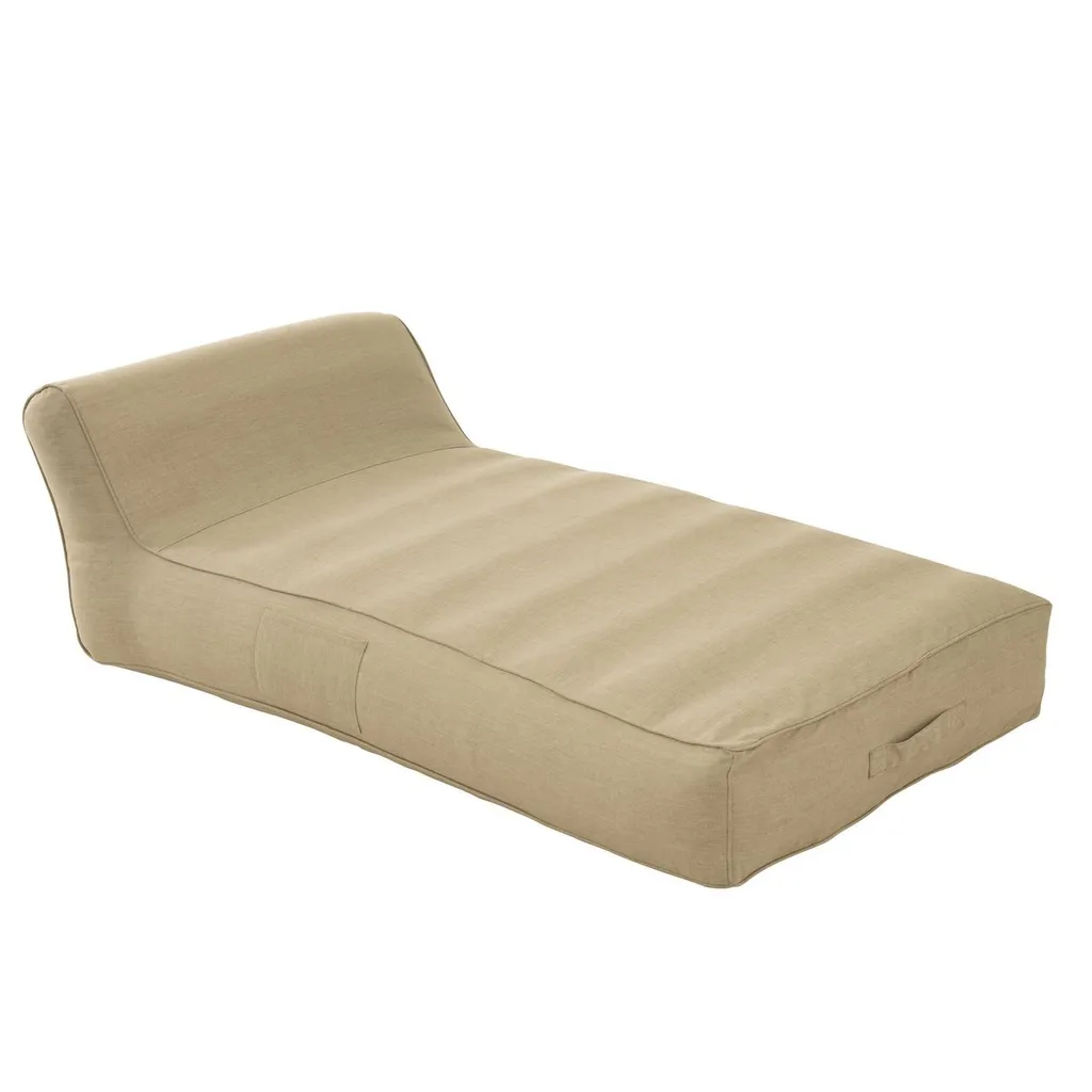 Matelas J-Line Helene Beige pour Bain de Soleil - Confort Terrasse et Spa