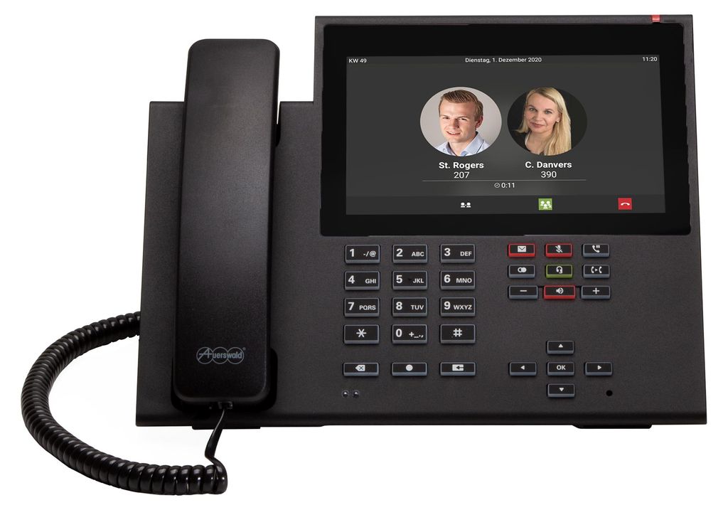 AUERSWALD Telefon COMfortel D-600 schwarz
