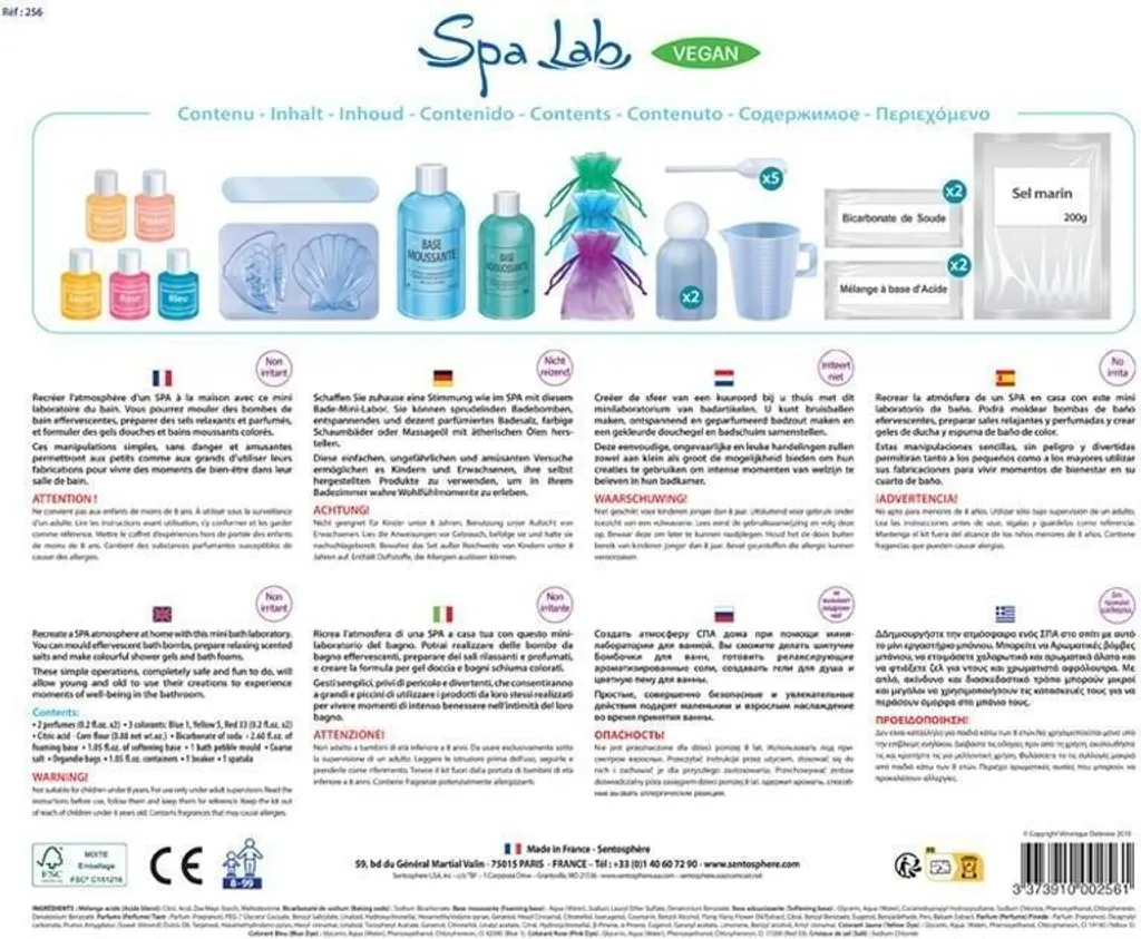 Coffret Spa Lab Sentosphere idéal pour activité créative anniversaire - 5