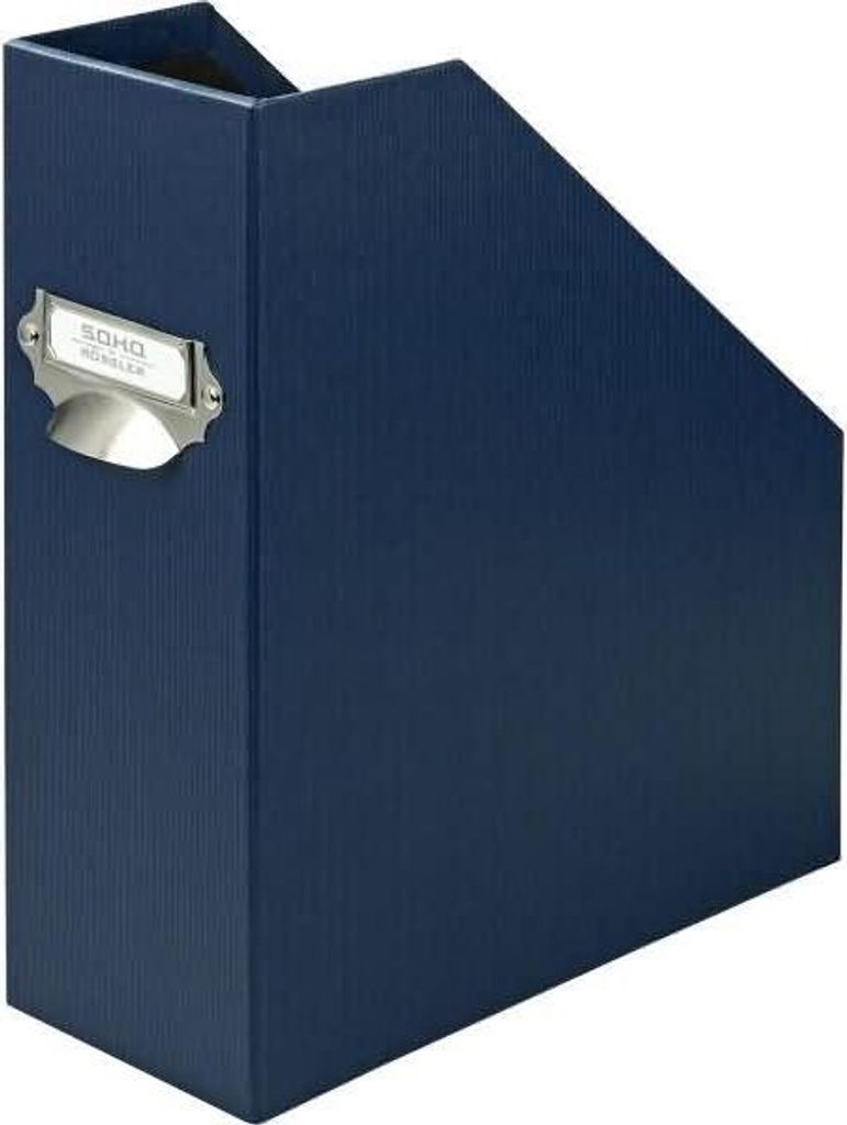 S.O.H.O. Cartella portariviste A4 con maniglia Navy Immagine del prodotto 