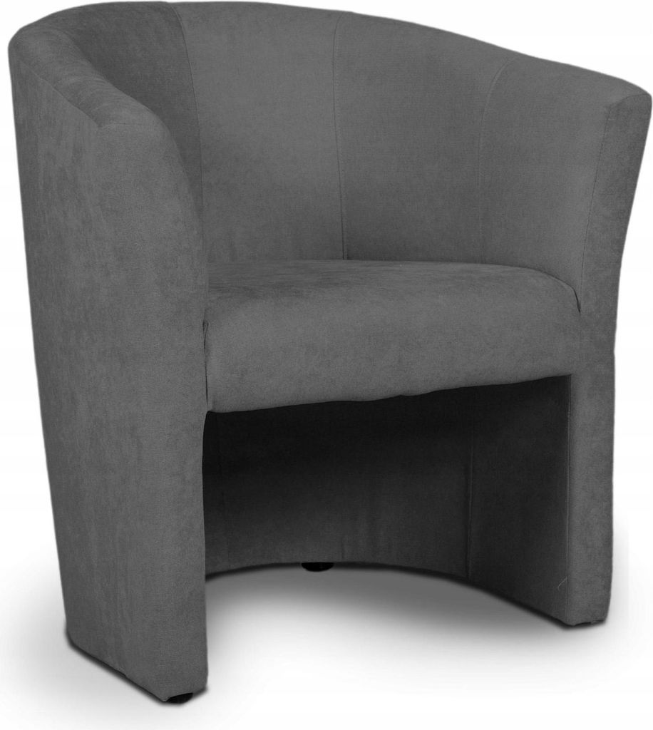 Sessel - Dunkelgrau - 75x79x64 cm B/H/T - Fleckenbeständig - Relaxsessel - Ideal für das Wohnzimmer - CAFE