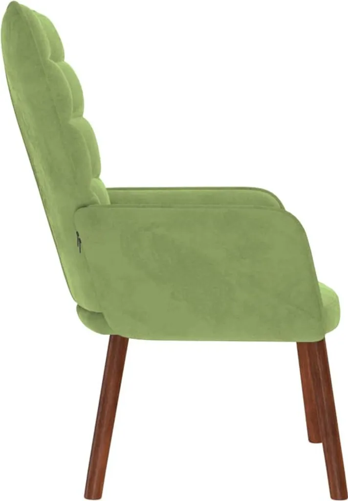 Offerta Poltrona Relax velluto Verde vidaXL - Qualità e Prezzo - 3