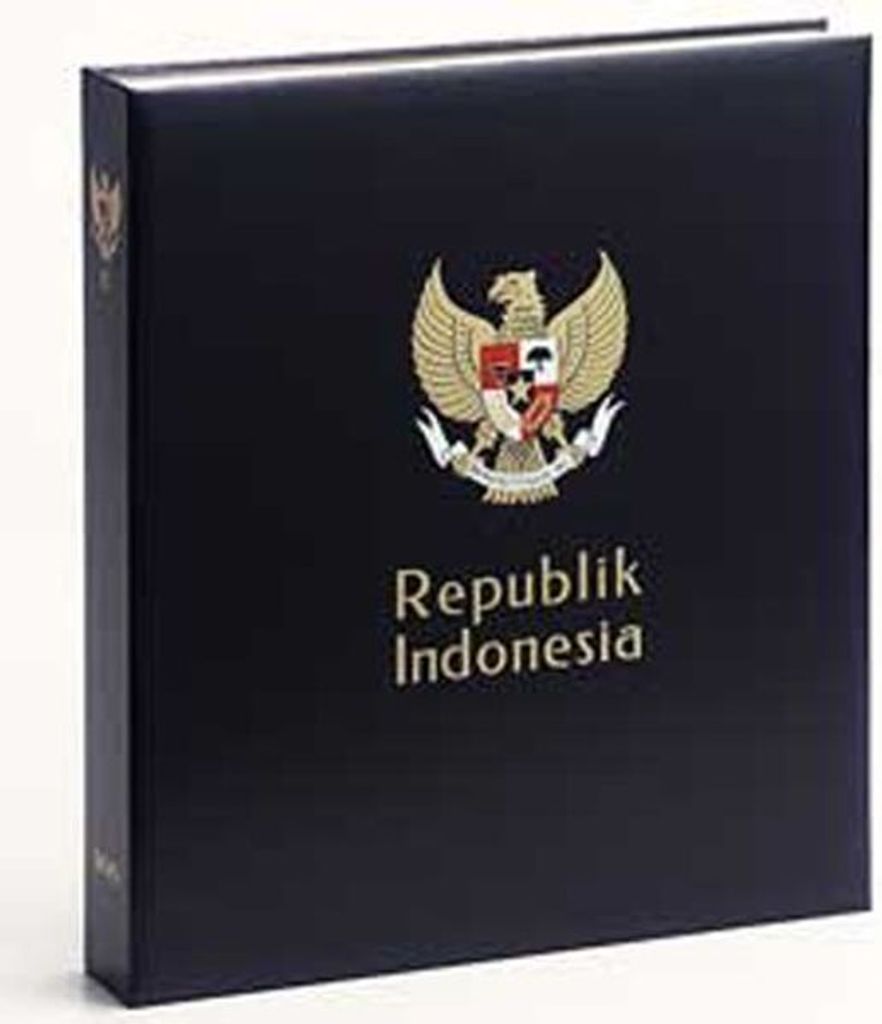 DAVO 5842 Luxus Leerbinder Briefmarkenalbum Indonesien II