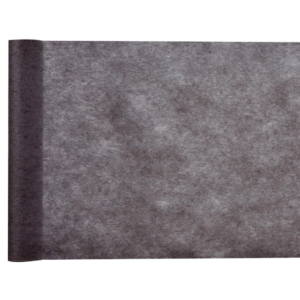 Tischläufer Vlies Dekostoff 30 cm x 25 m - Schwarz Produktbild 
