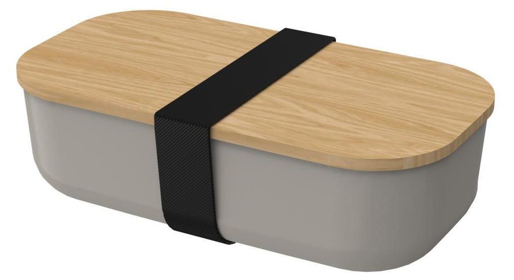 Scatola per il pranzo biologica "Beech" con coperchio in Immagine del prodotto 