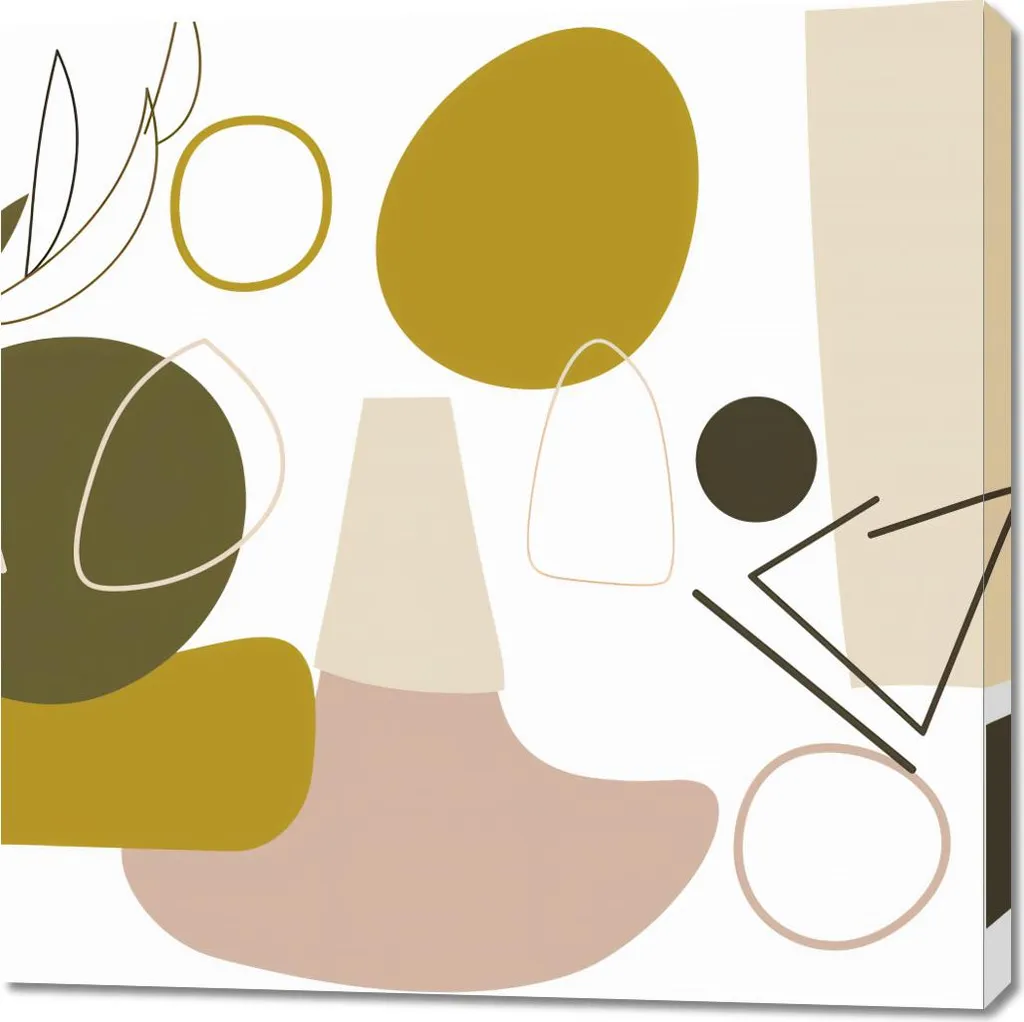 Quadro 100x100 cm Ricchezza di Combinazioni - L'Emozione su Tela