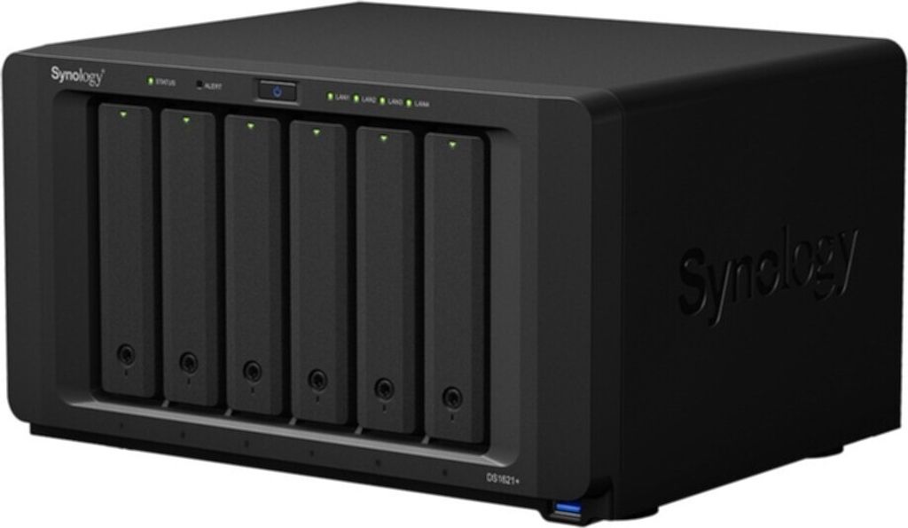 Synology NAS DS1621+ 6bay Desktop 4GB RAM 4x GBE Immagine del prodotto 