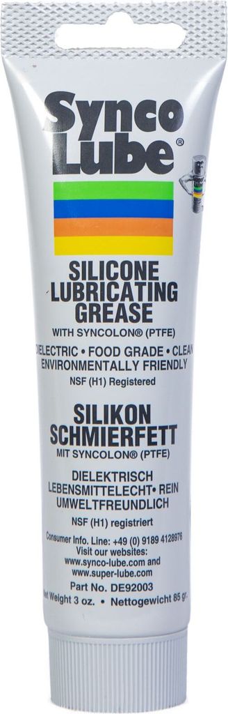 Super Synco Lube 92003 - Silikon Schmierfett mit Syncolon (PTFE), 85g Tube