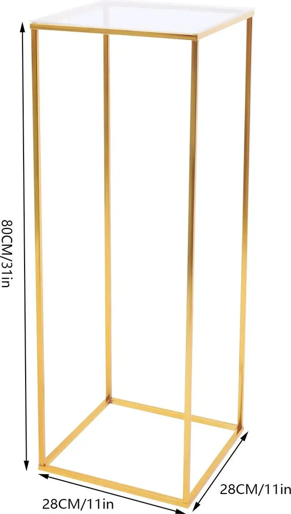 Support pour fleurs de mariage décoration de réception 80 cm modèle M - 2