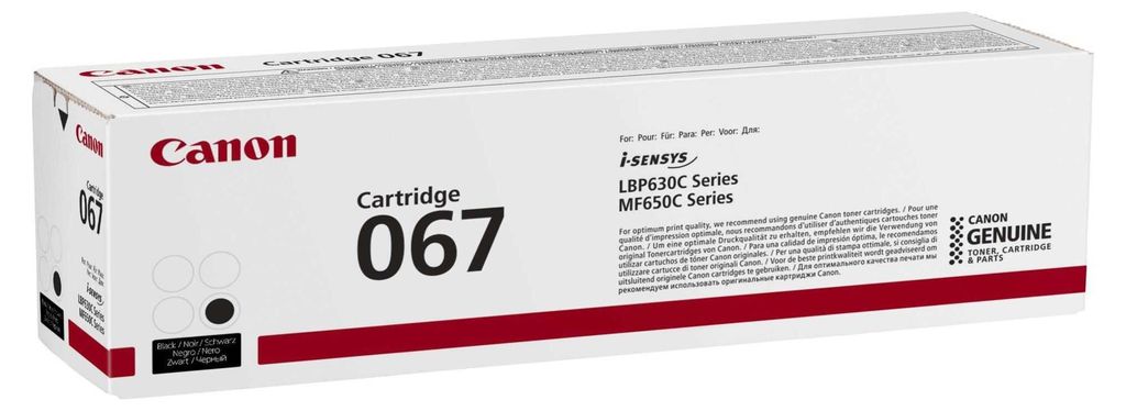 Canon Toner Cartridge 067 BK schwarz Produktbild 