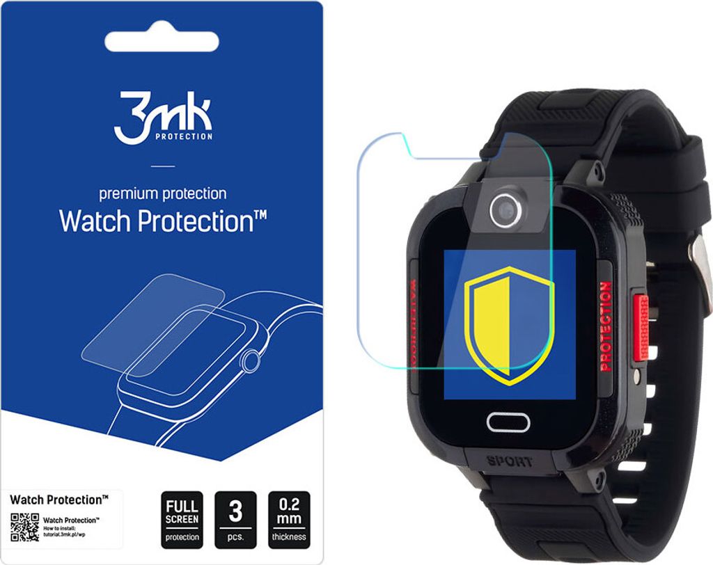 3mk Display Hybridglas Watch Protection für Garett Kids 4 You 0,2mm (3 Stück)