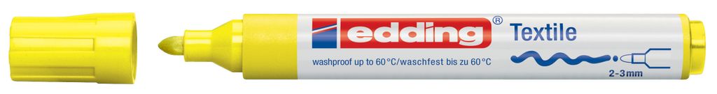edding 4500 Textilmarker neongelb Produktbild 