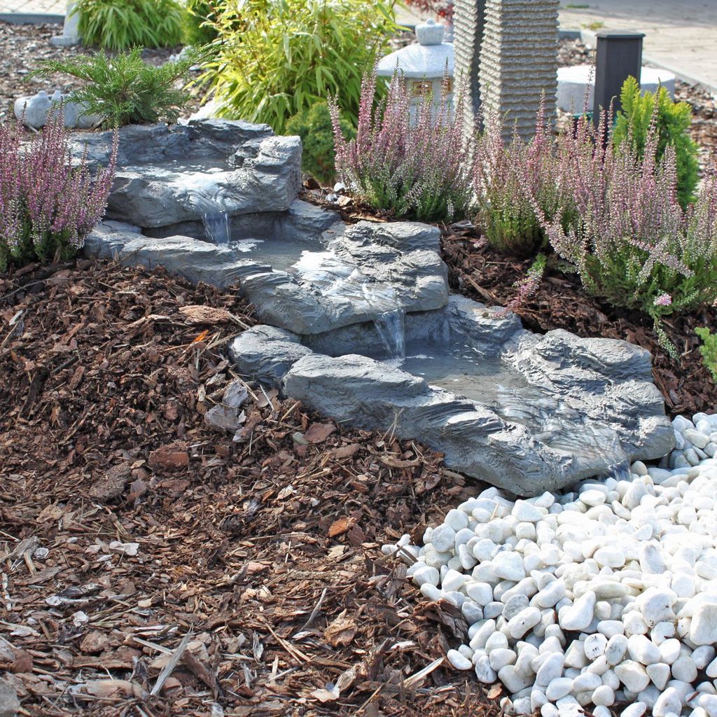 CLGarden Bachlauf Bachlaufschalen Set für Garten Teich Bach Wasserfall Wasserlauf