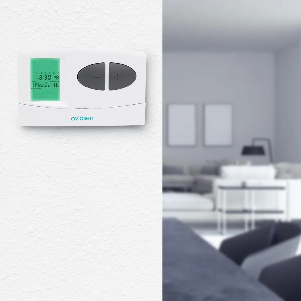 Thermostat d'ambiance filaire programmable pour régulation thermique - 10