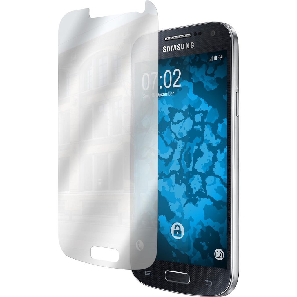 4er-Pack PhoneNatic Displayschutzfolien verspiegelt kompatibel mit Samsung Galaxy S4 Mini Plus I9195