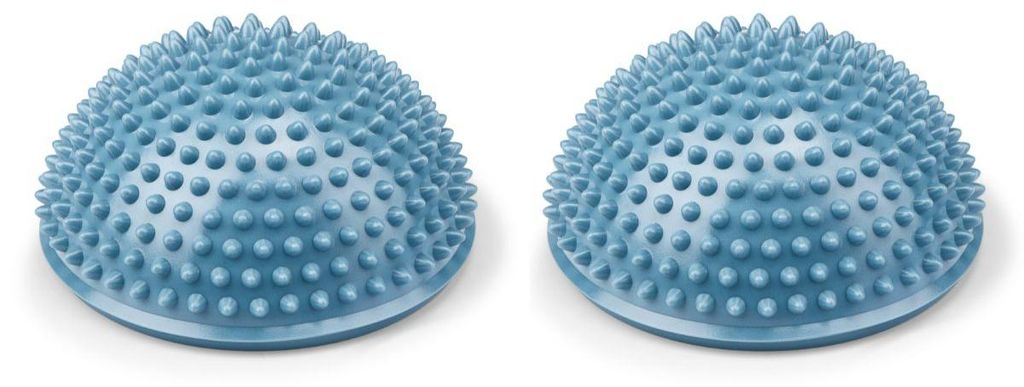 Umbro Balance Pad 2 Stück - 16 x 8 CM - bis 150 KG - Igelball - Balance Kissen - Blau