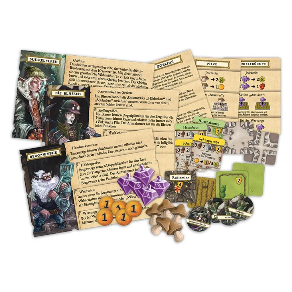 Extension Caverna Les Peuples Oubliés - Complément Jeu de Stratégie - 4