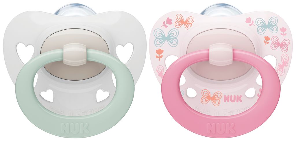 NUK Signature Schnuller 0-6m 2tlg. Junge - 0-6m Produktbild 3