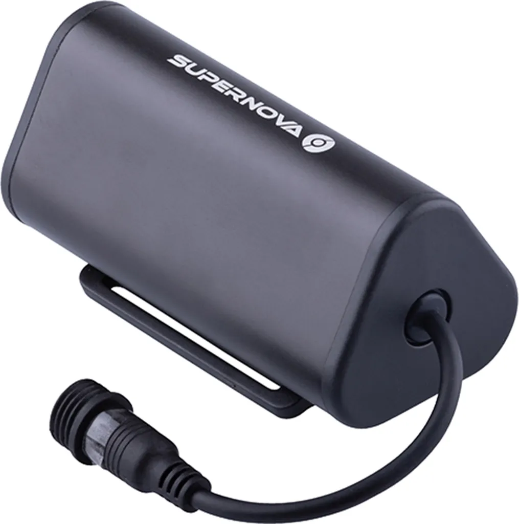 Supernova B54 Battery Pack V-B54 noir étanche et robuste pour phare de vélo