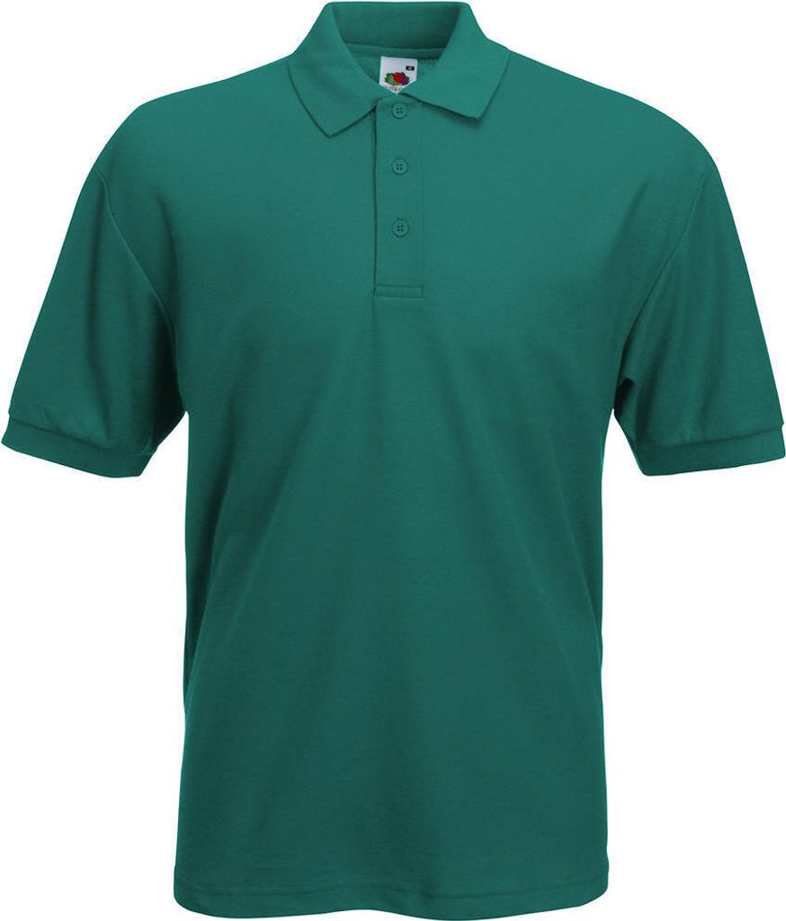 Fruit of the Loom 63-402-0 | 65/35 Piqué Herren Poloshirt - Farbe: Emerald - Größe: XL