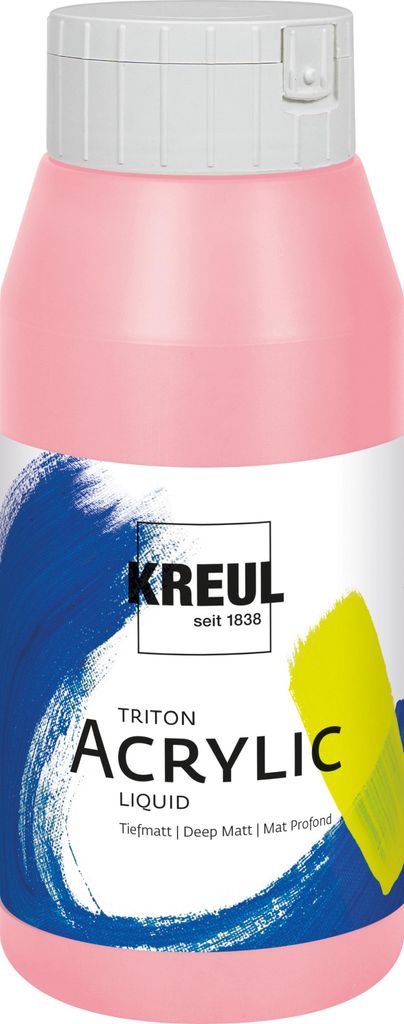 KREUL Acrylfarbe Triton Acrylic Liquid rosé 750 ml Produktbild 
