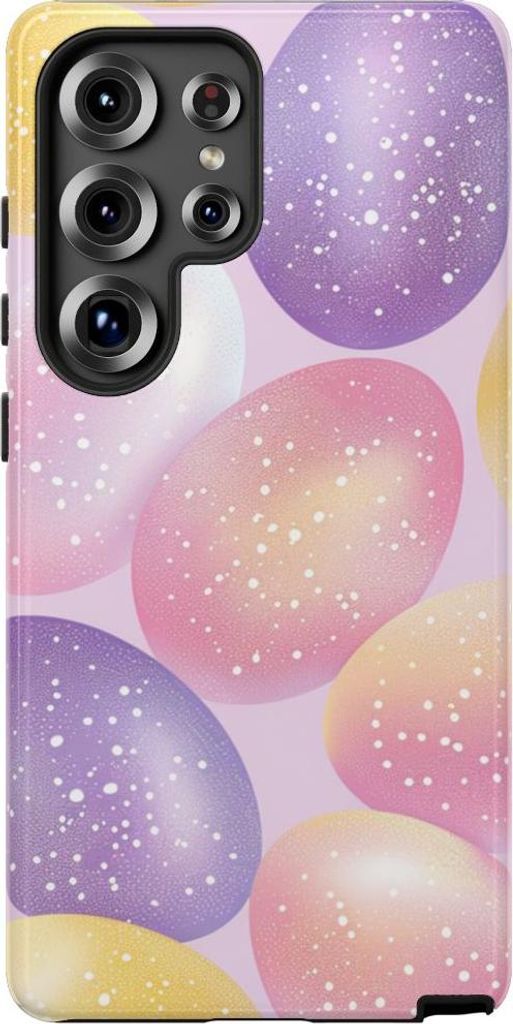 Glänzende Pastell-Ostereier – Hülle Kompatibel mit Samsung Galaxy S25 Ultra