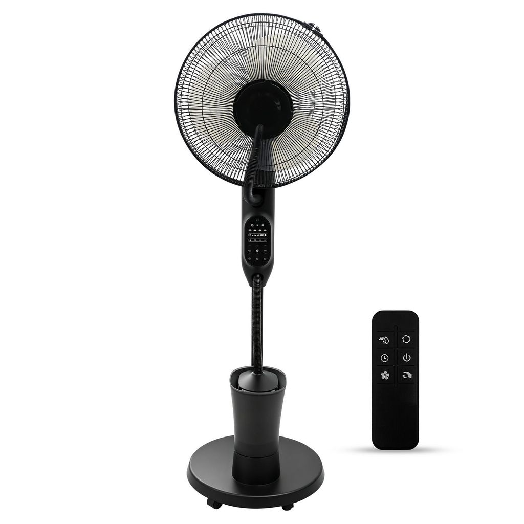 OZAVO Standventilator ,Wassersprüher, mit Fernbedienung & Produktbild 
