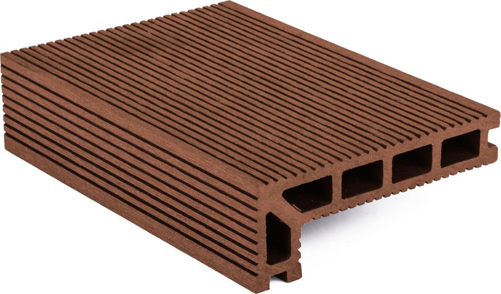 Terrassendiele G21, 2,5 x 14 x 400 cm, Kirsche, WPC
