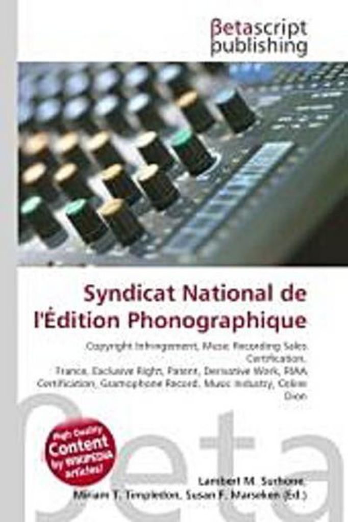 Syndicat National de l'Édition Phonographique