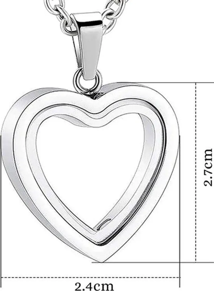Collier Urne de Luxe avec Kit de Remplissage et Chaîne Acier 55cm - 5