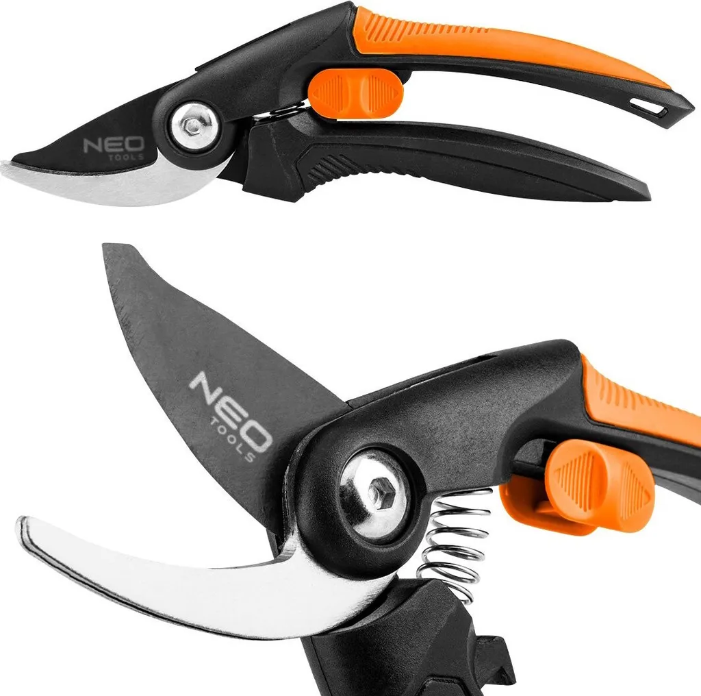 Cesoie da Giardino NEO 210mm: Forbici Potatura per Germogli e Piante