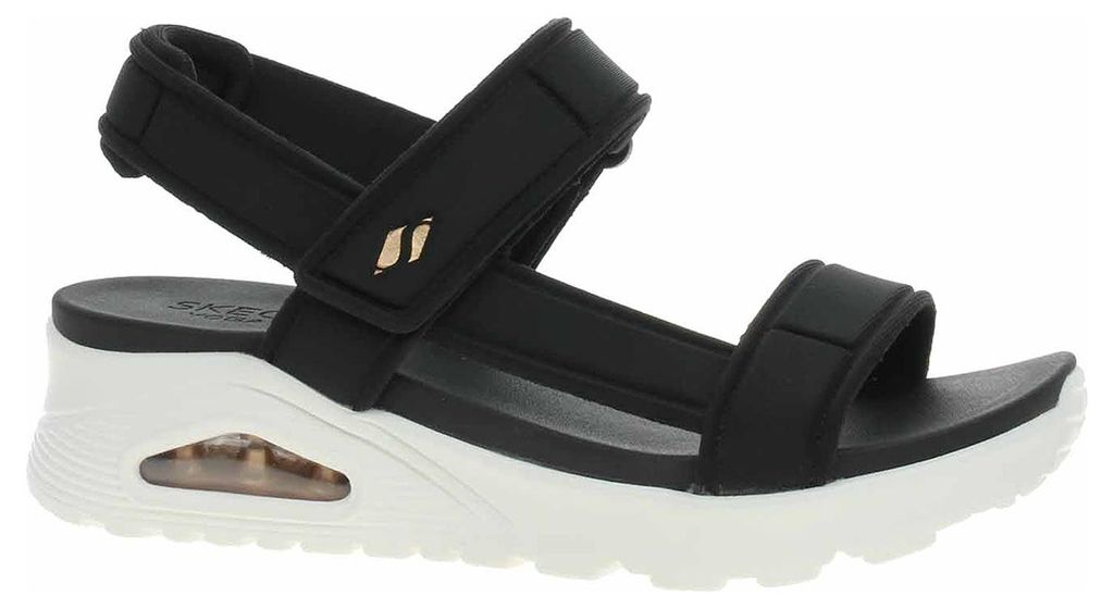 Skechers Uno Sandale – Summer Stand, schwarz, Größe 39 Produktbild 