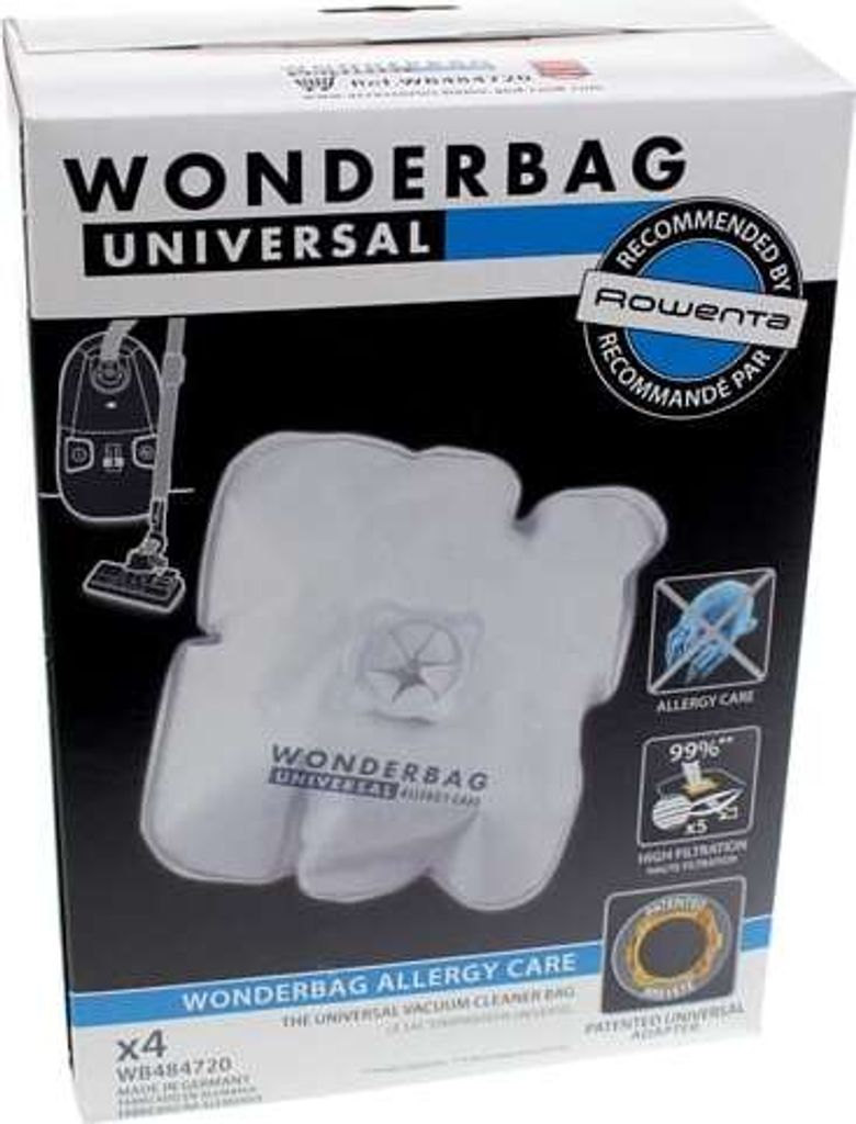 Rowenta Universal-Staubsaugerbeutel Allergy Care X 4 - Produktbild 