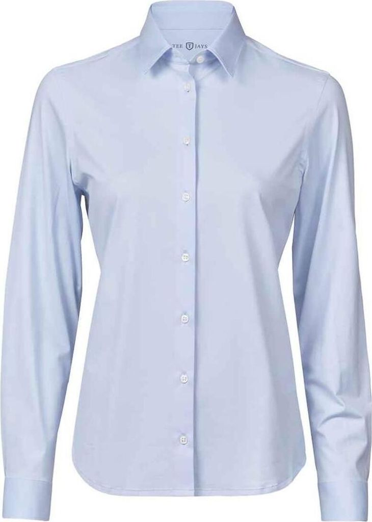 Tee Jays - Hemd für Damen - Aktiv Langärmlig PC7688 (S) (Hellblau)