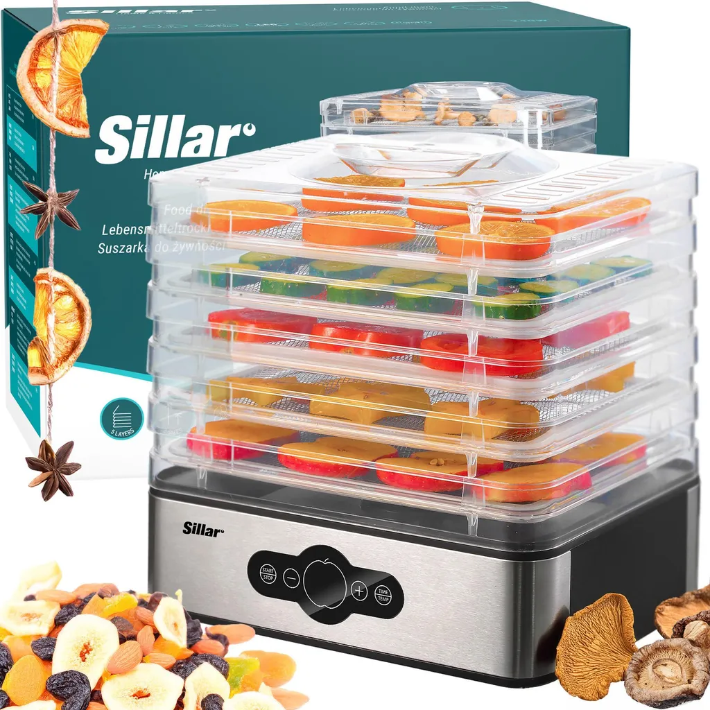 Sillar Essiccatore 240W: Crea Polveri e Decorazioni Gourmet a Casa