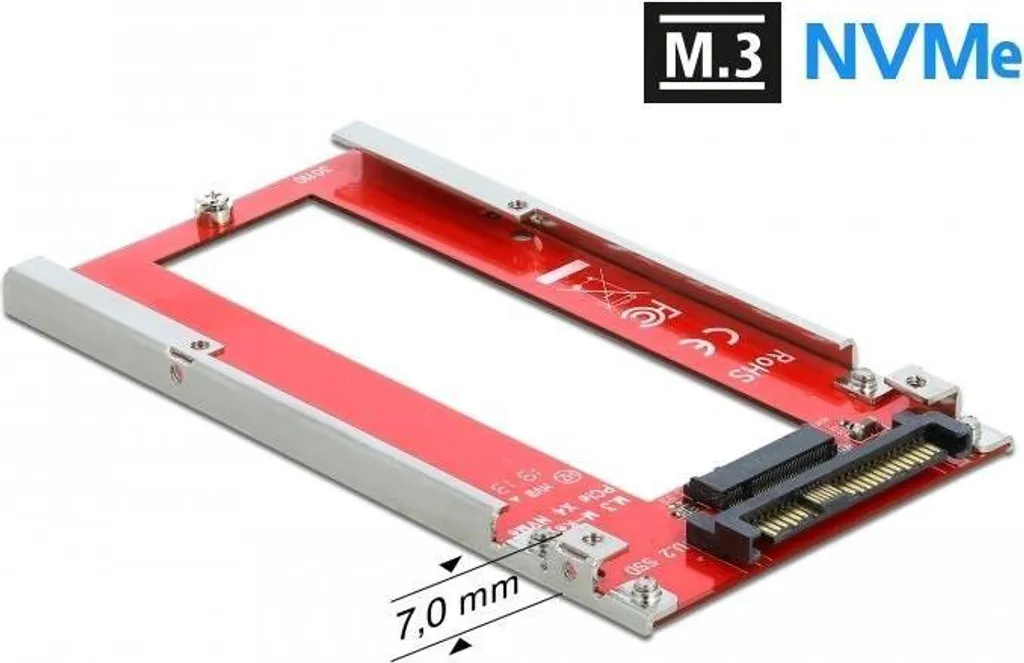 Adaptateur pour SSD Serveur M.3 NF1 vers Baie U.2 SFF-8639 2.5 Pouces