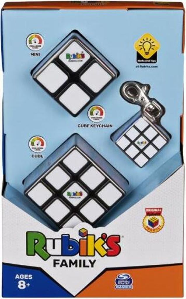 Rubik’s Zauberwürfel Familienset, originale 3x3-Würfel, Produktbild 