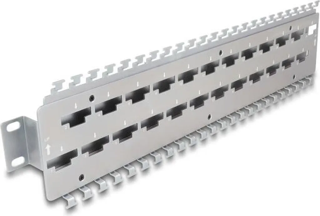 Organisez votre réseau avec ce panneau de câblage 24 ports Delock 19"